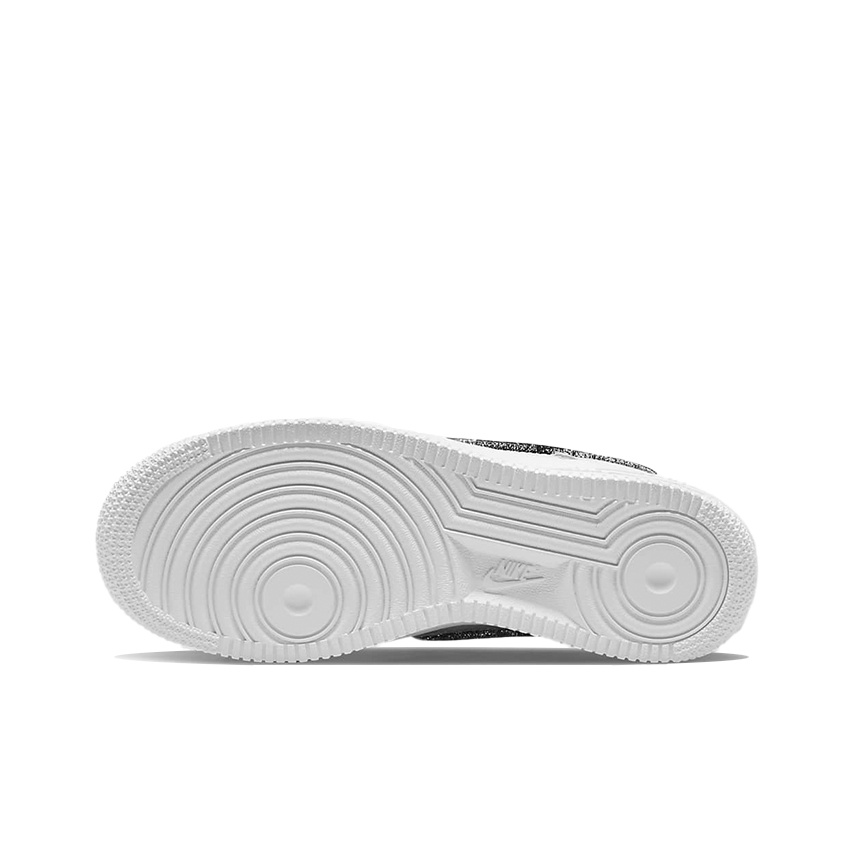 white & silver air force 1 lv8 ksa trainers junior