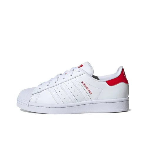 Adidas Superstar White Scarlet Youth