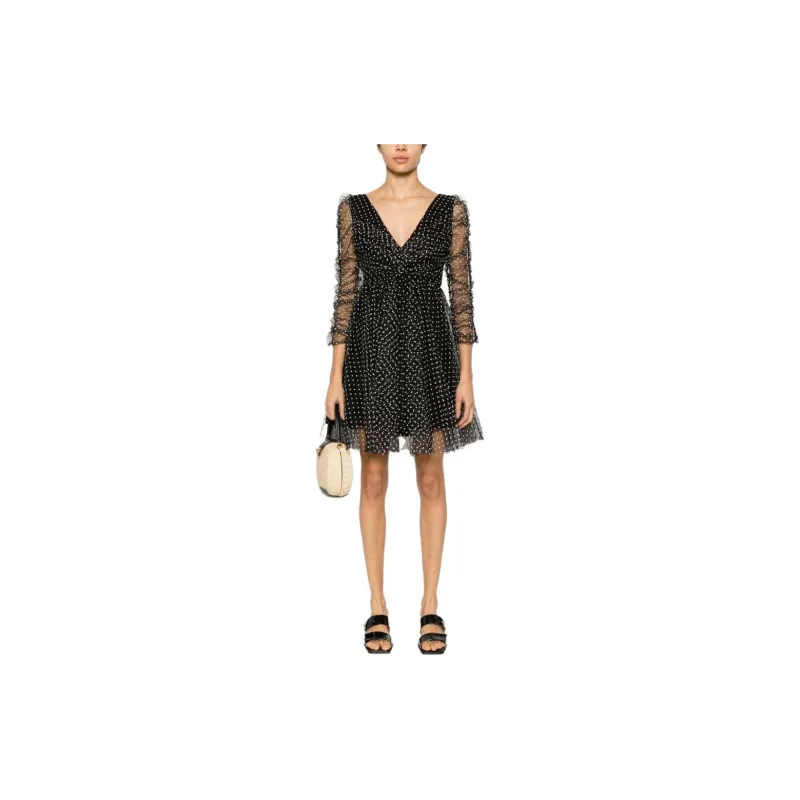 Zimmermann SS24 Long-Sleeved Dresses Women's Black-1