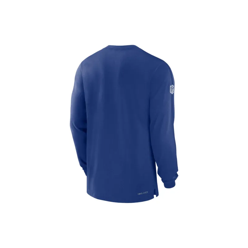Nike New York Giants Sideline Player Team Issue Men's Nike Dri FIT Long Sleeve Top-1