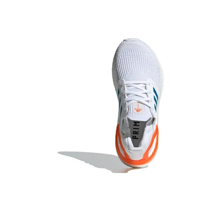 Adidas ULT Primeblue J Cushioning Low-Top Kids' Running Shoes White Orange And Blue Teenagers-2