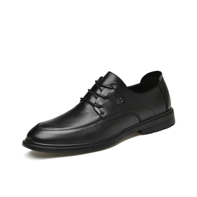 Mulinsen Men's Casual Shoes Men Low Top Black/Black Cut Out-1