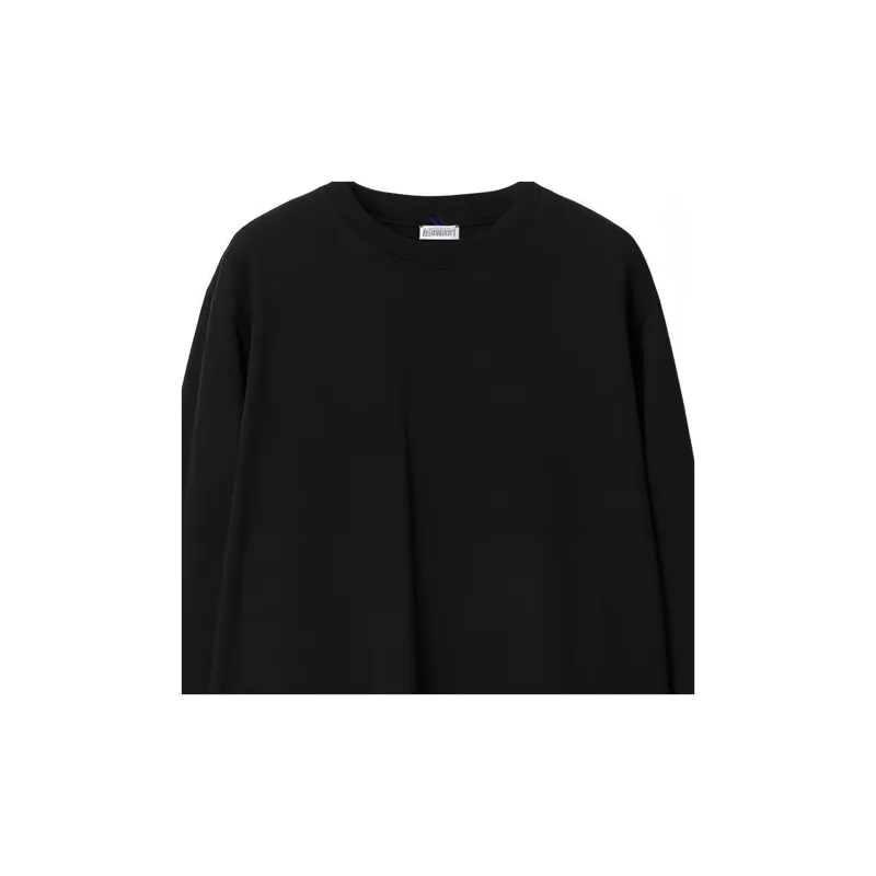 Burberry Logo appliqué Long sleeve T shirt-7