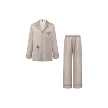 SILKY MIRACLE Pajama Set Men's Western Bottom Pattern