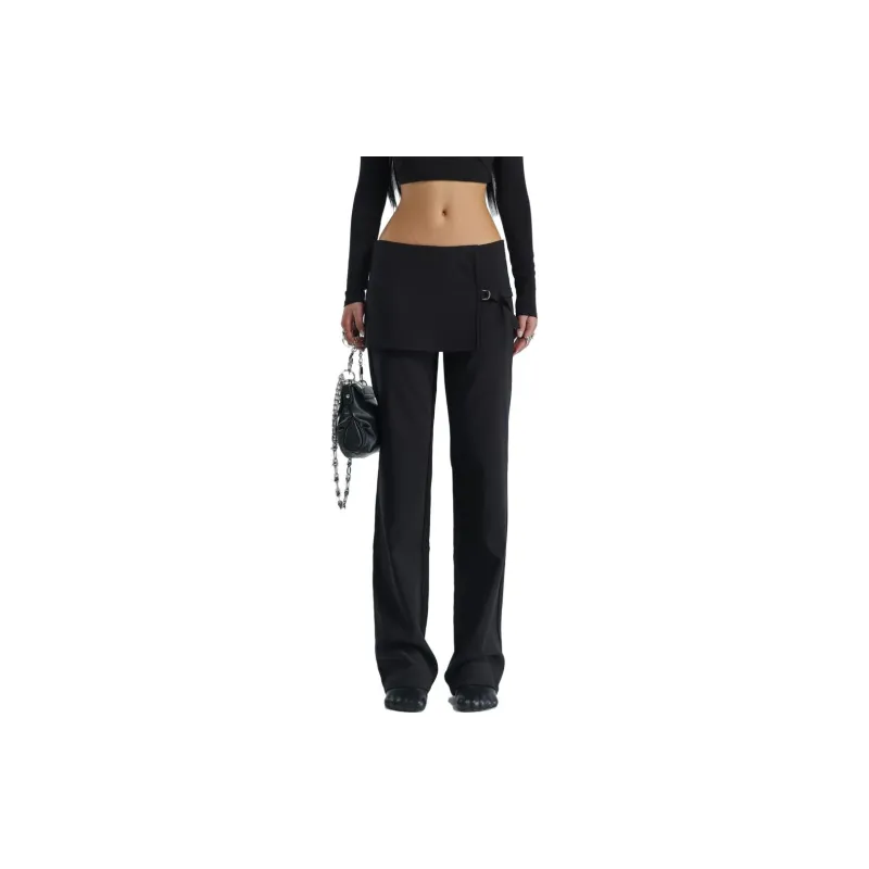 The Kript Casual Pants Women's Black-1