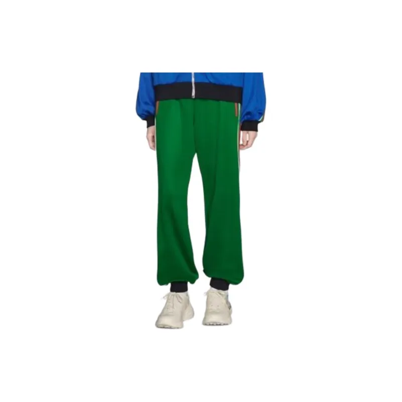 GUCCI X The North Face Cotton Jogging Pants Green-1