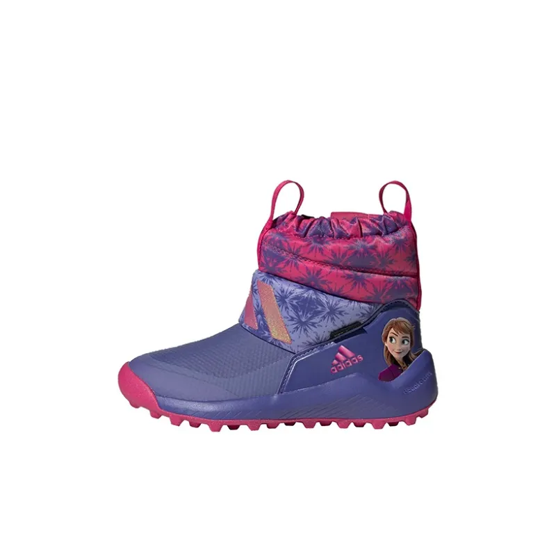 Disney x Adidas Active Snow Waterproof And Warm Knee-High Kids' Boots Purple Pink Children Aged 3-7 Years Old-0