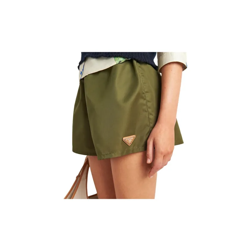 PRADA Casual Shorts Women's Green-3
