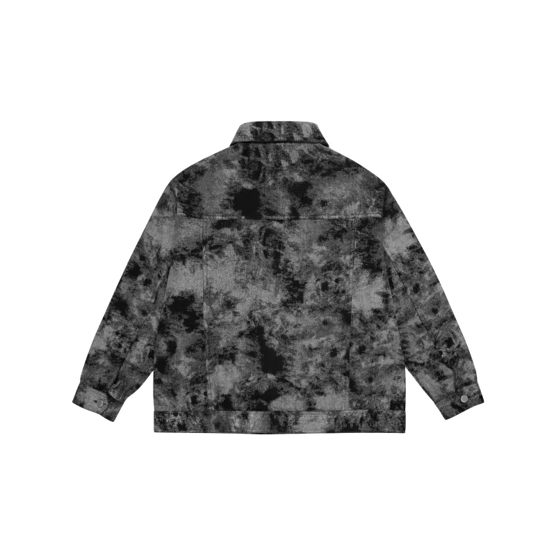 ED HARDY X Denim Jacket Unisex Black-1