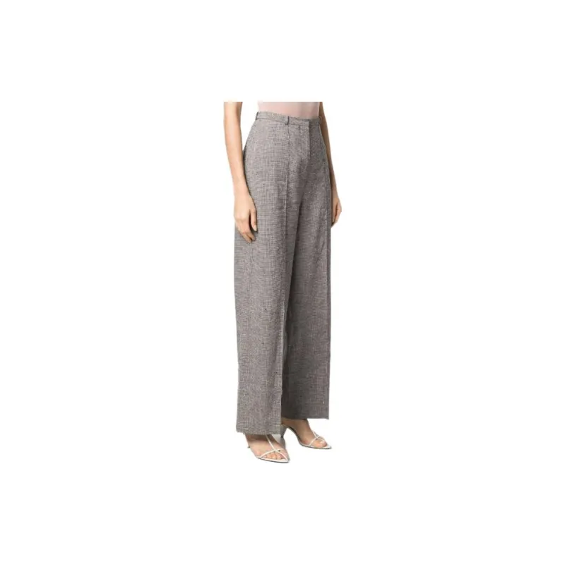 TOTEME Houndstooth High waisted Trousers-2