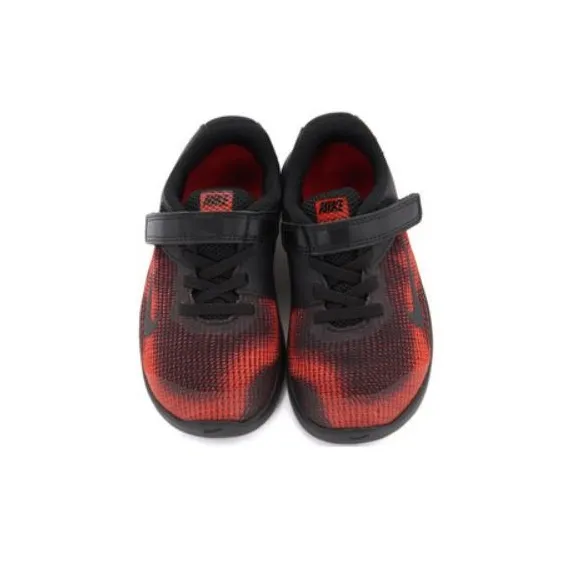 Nike Flex 2018 RN Slip Resistant Shock Absorbers Low Top Running Shoes Black Red Infant And Toddler-2
