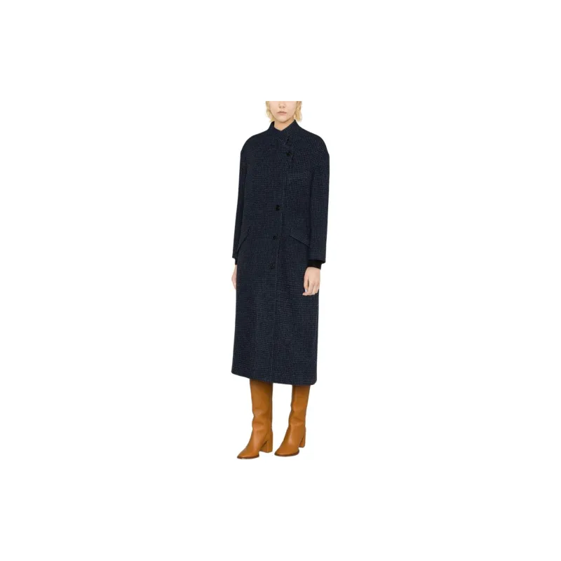 ISABEL MARANT ETOILE Sabine Houndstooth Coat-2