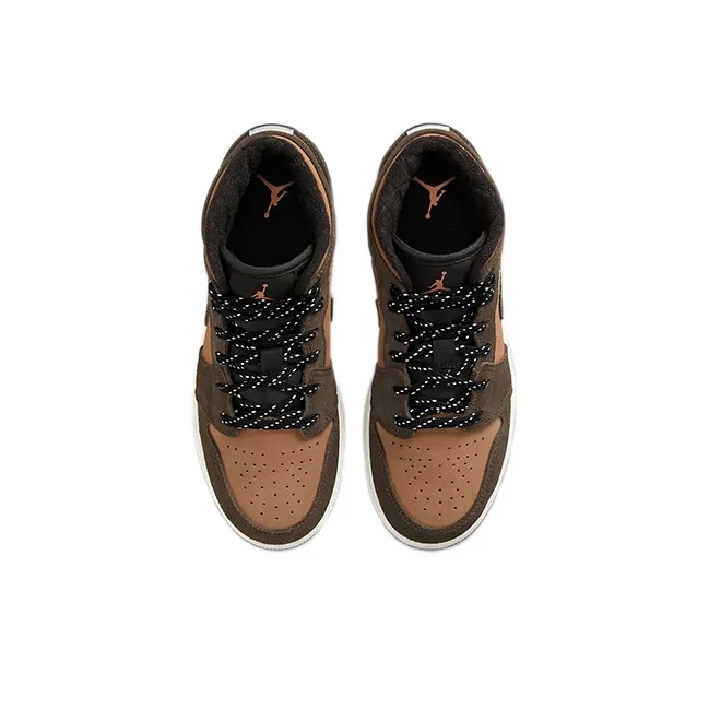 Jordan 1 Mid SE Dark Chocolate GS-3