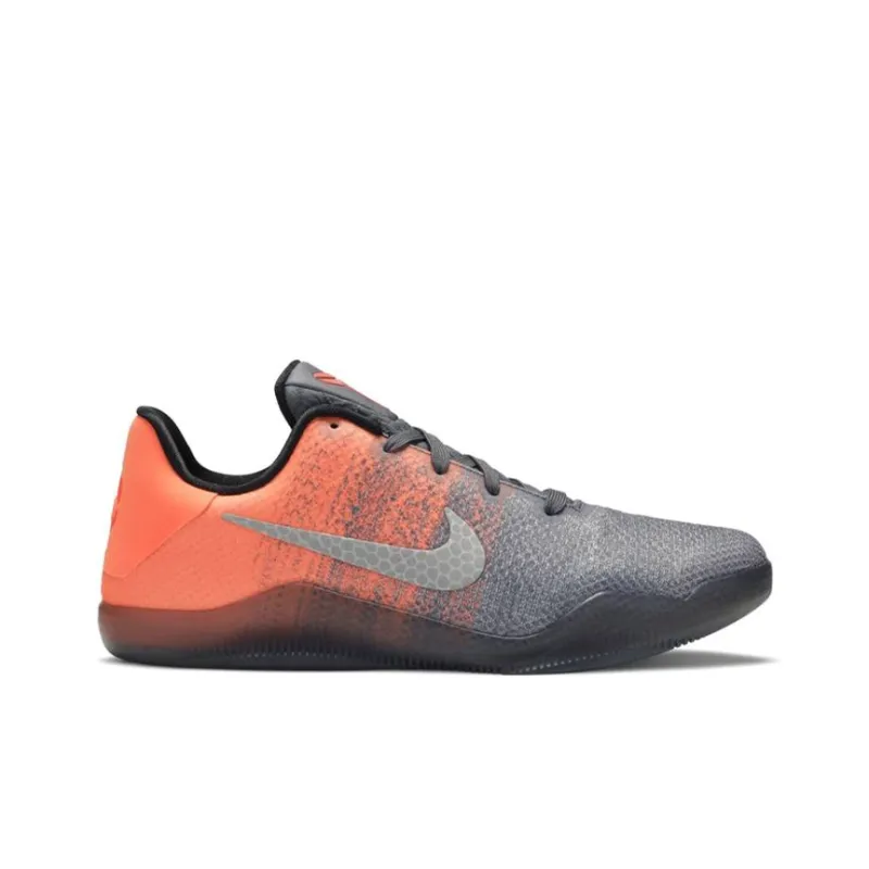 Nike Kobe 11 Low 'Easter' Kobe 11 Low-Top Children's Basketball Shoes Gray Orange Teenagers-1