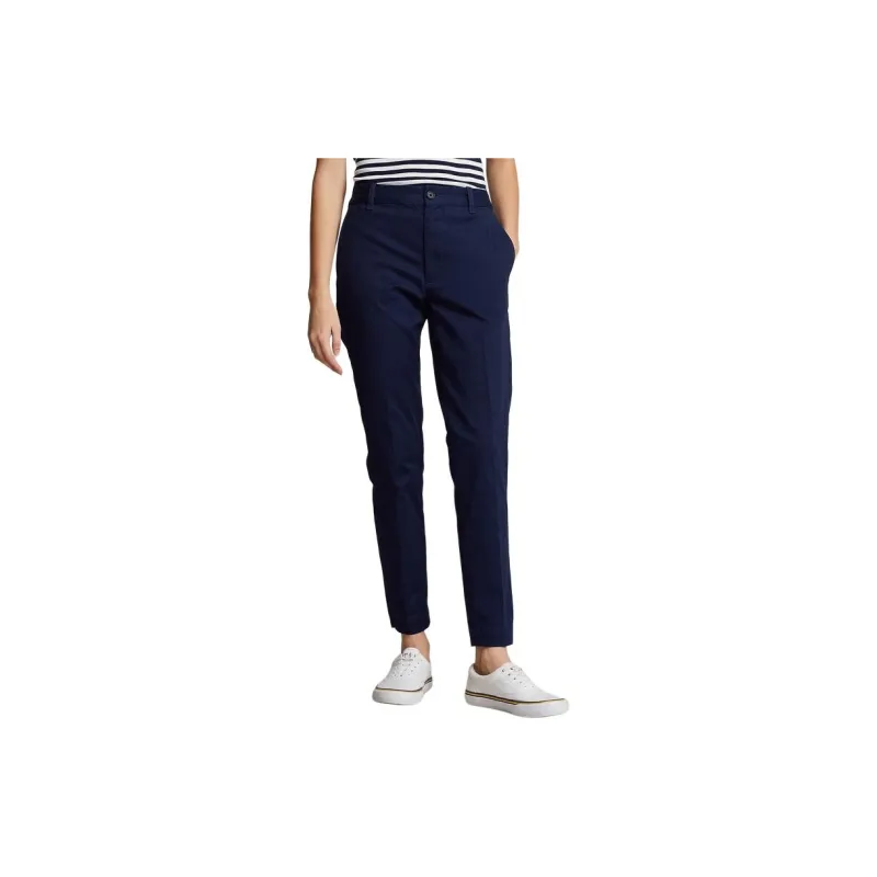 Polo Ralph Lauren SS24 Casual Pants Women's Dark Blue-3