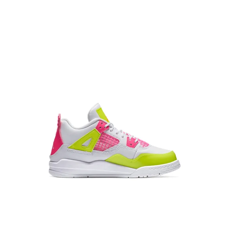 Jordan 4 Retro White Lemon Pink PS-1