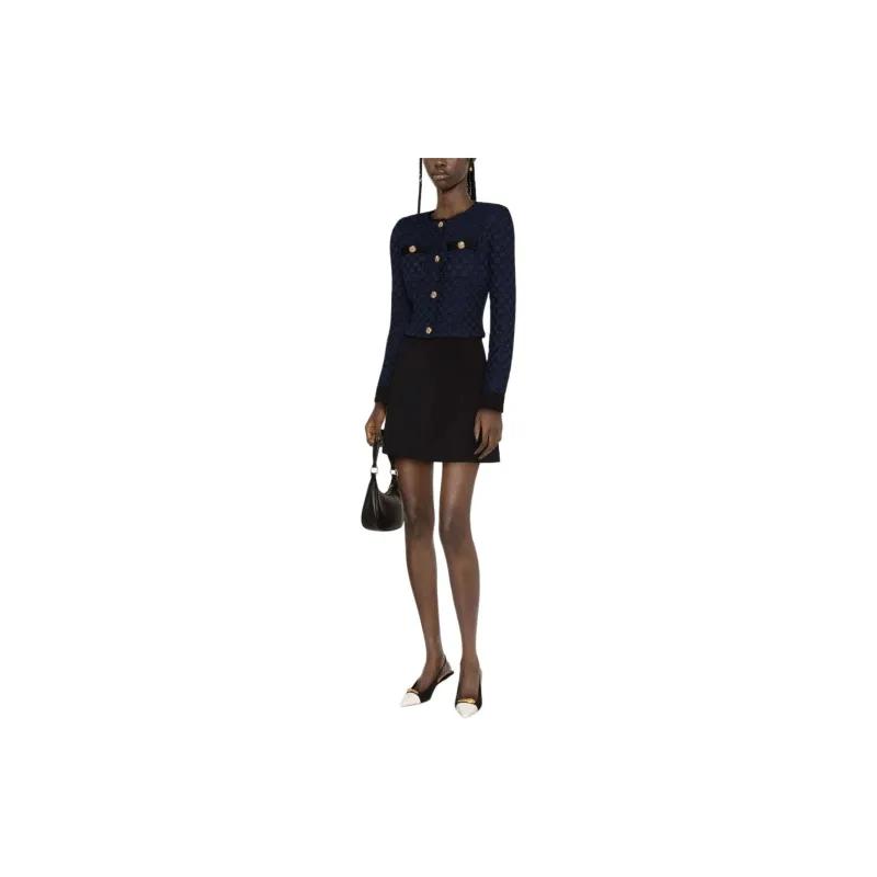 Self portrait Jackets Coats Women's Marine Blue-2