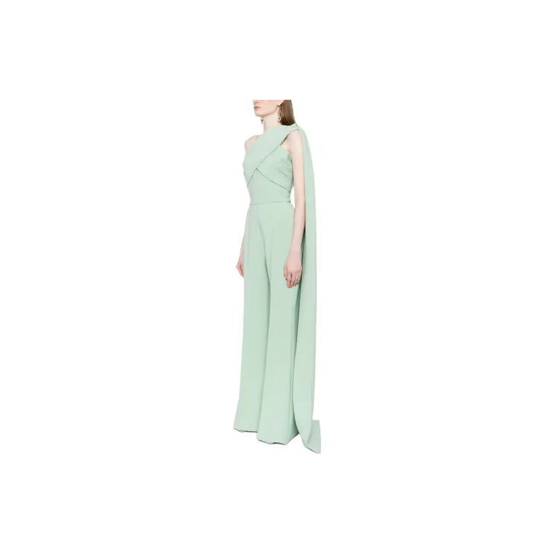 ELIE SAAB SS24 Jumpsuit Women's Green-3