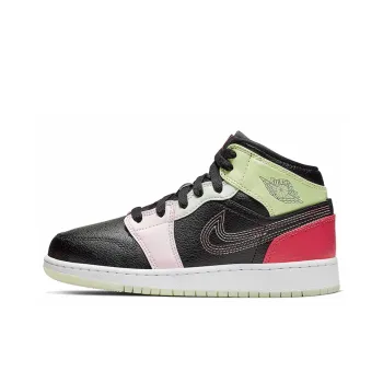 Jordan 1 Mid Glow In The Dark GS