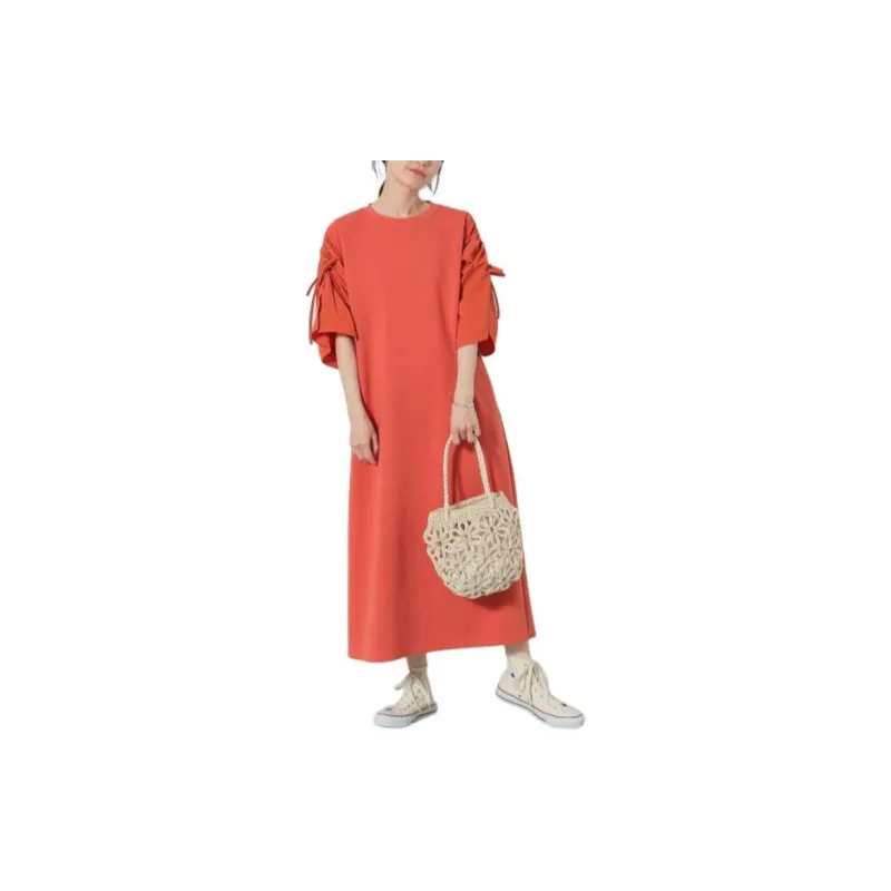 Beams Short Sleeved Dresses Women's-6