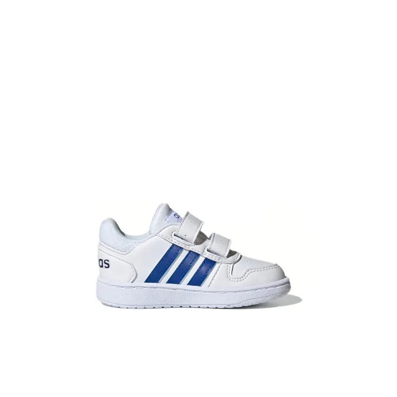 Adidas Neo Hoops 2.0 Abrasion-Resistant Low-Top Toddler Shoes White Infant And Toddler-1