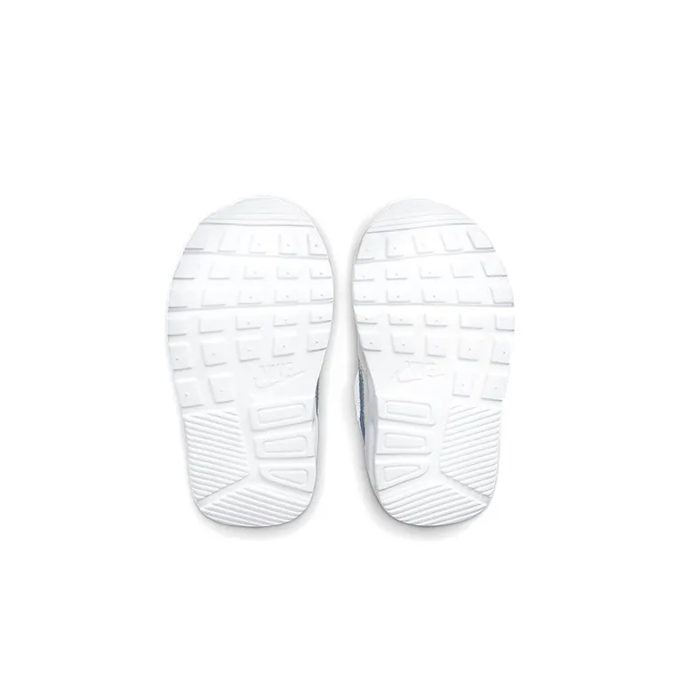 Nike Slip Resistant Shock Absorbers With Abrasion Resistant Properties Low Top Toddler Shoes White Blue Baby-5