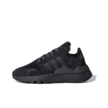 Adidas Originals Nite Jogger Cushioning Low Top Kids Lifestyle Shoes Black Teenagers