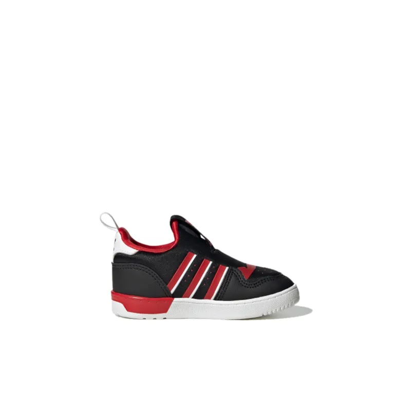 Adidas Originals Rivalry Low-Top Toddler Shoes Black Red Infant And Toddler-1