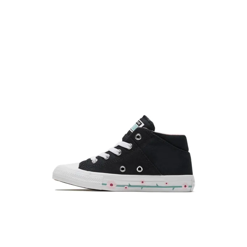 Converse Chuck Taylor All Star Madison Mid Top Kids Canvas Shoes Black Children Aged 3 7 Years Old-0