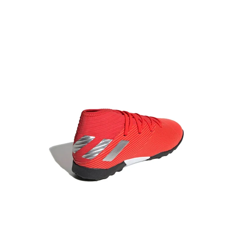 Adidas Slip Resistant Mid Top Kids' Soccer Shoes Black Red Kids'-2