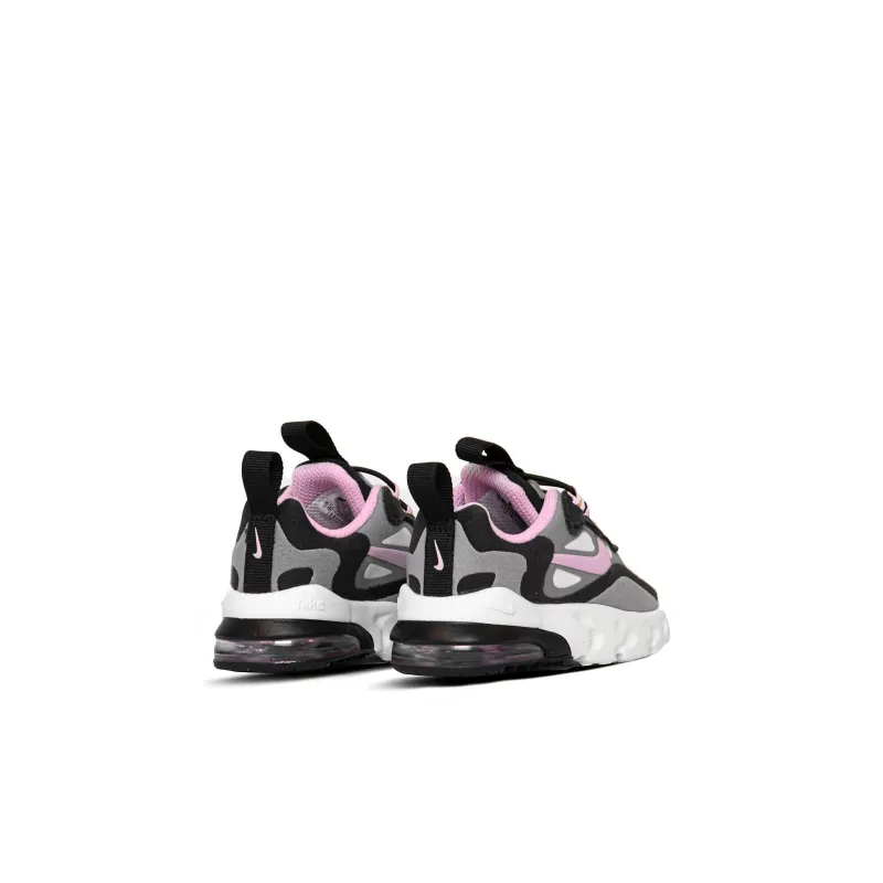 Nike Air Max 270 RT Low Top Running Shoes Black Pink Infant And Toddler-3