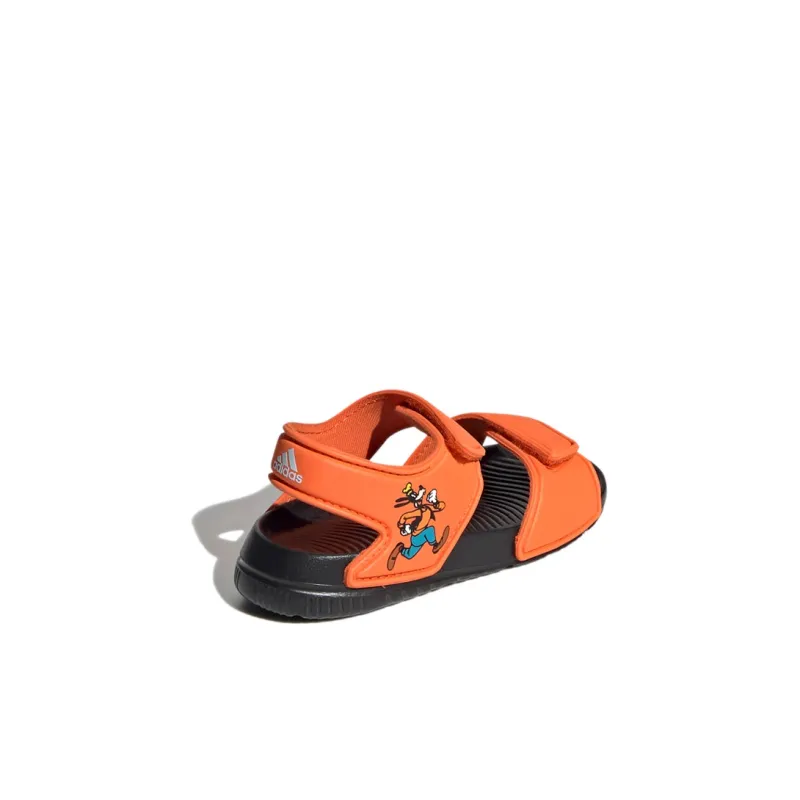 Adidas Altaswim Sandal Orange Black Infant And Toddler-3