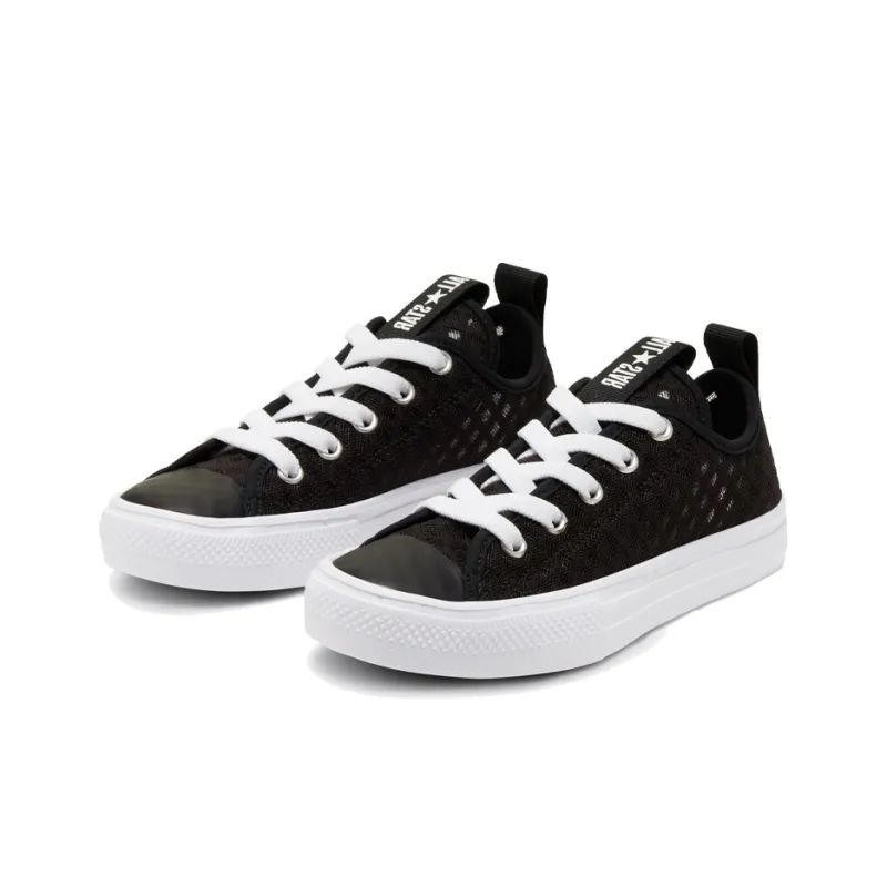 Converse Chuck Taylor All Star Anti Slip Wear Resistant Low Top Canvas Shoes Black Teenagers-2