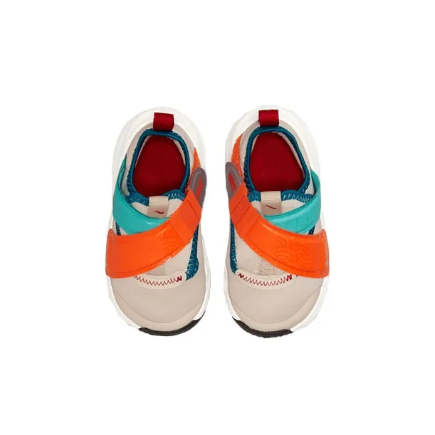 Nike Flex Advance Abrasion Resistant Low Top Toddler Shoes Beige Orange TD Infant And Toddler-3