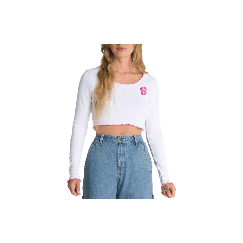 Barbie X Vans T-Shirts Women's White-4