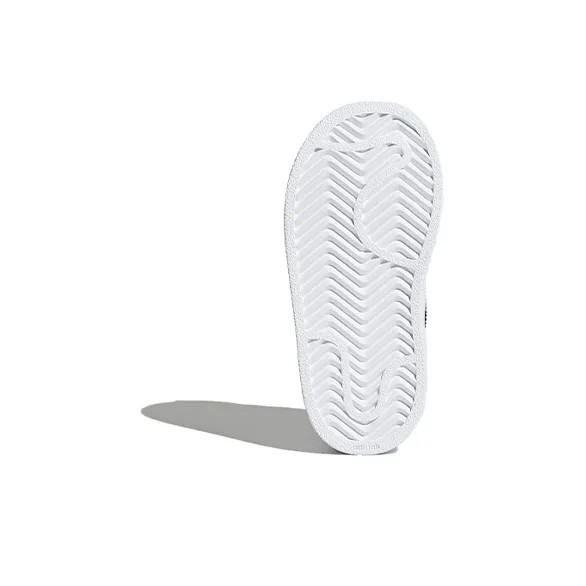 Adidas Originals Abrasion Resistant Breathable Low Top Kids' Skateboarding Shoes White Black Infant And Toddler-5