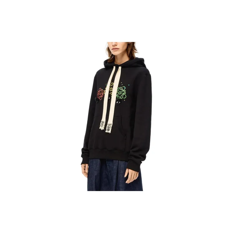 LOEWE x QIANYUQIANXUN SS22 Sweatshirt Women's Black-3