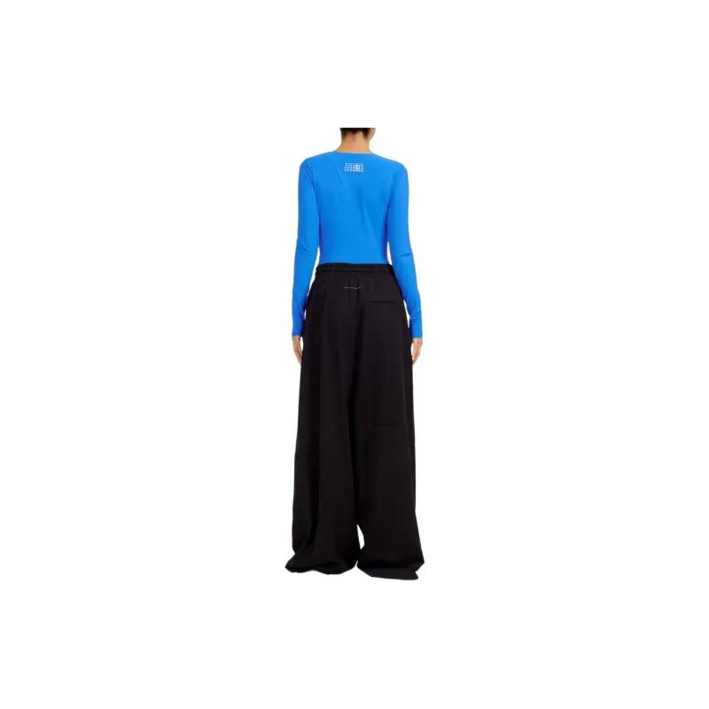 MM6 Maison Margiela Drawstring Wide Leg Trousers-3