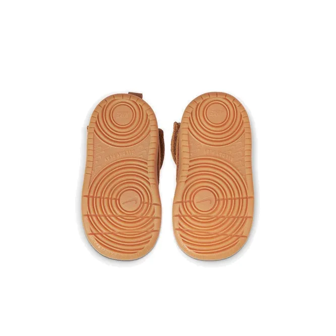 Nike Mid 2 Boot Support Mid Top Skateboard Shoes Wheat Infant And Toddler-3