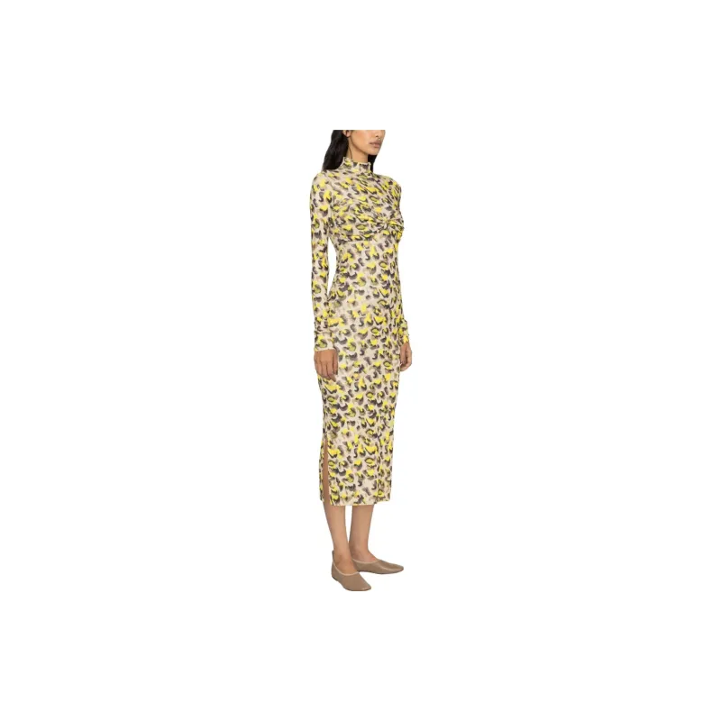 NANUSHKA Long Sleeved Dress Women's Yellow-2