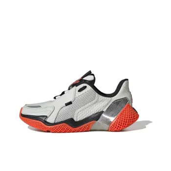 Adidas 4Uture Non-slip Lightweight Low-Top Kids' Running Shoes Gray Red Teenagers