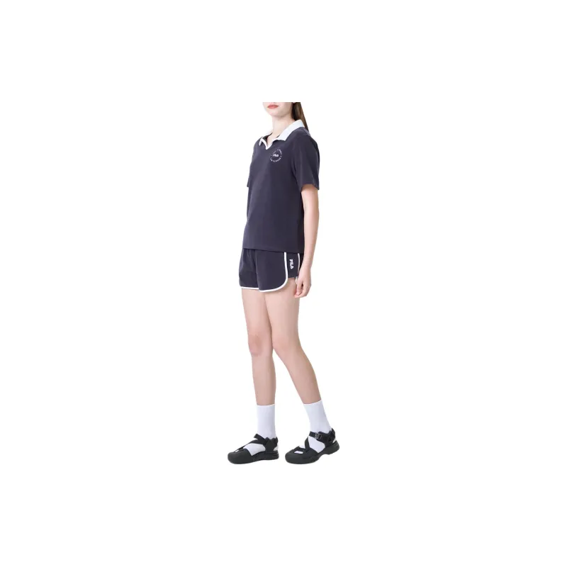 FILA Regular T Shirt Women's Ink Dark Blue-4