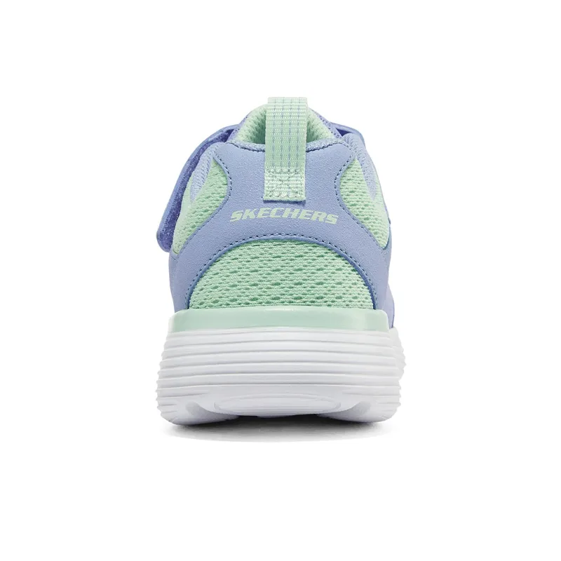 Skechers Go Run 400 V2 Slip Resistant Cushioning Abrasion Resistant Low Top Kids' Running Shoes Blue Green Teenagers-4
