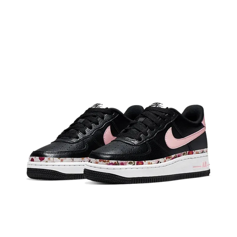 Nike Air Force 1 Low Vintage Floral Black Pink GS-2