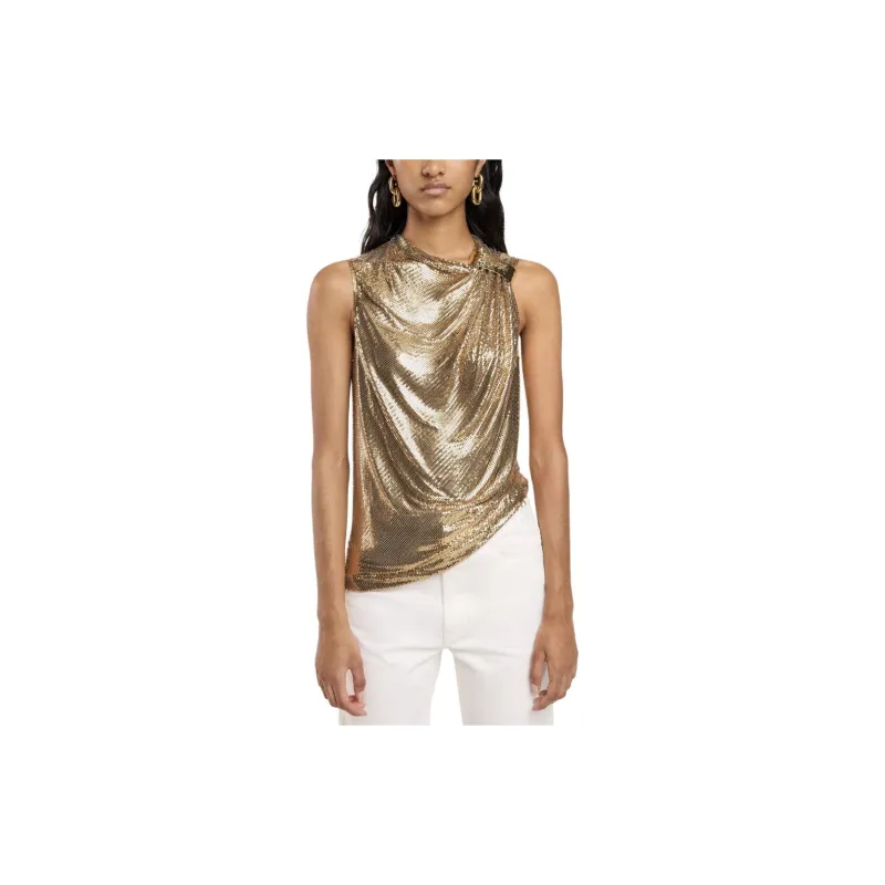 Paco Rabanne Temporary Chainmail Asymmetric Top-4
