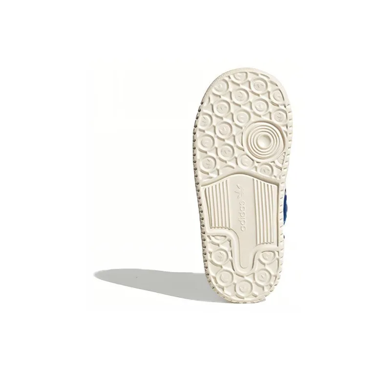 Adidas Originals FORUM Low El I Slip Resistant Low Top Toddler Shoes White Blue Infant And Toddler-4