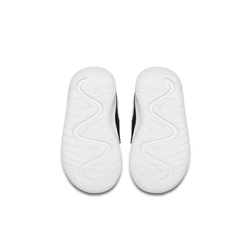 Nike Tessen Anti Slip Wear Resistant Low Top Running Shoes Black White Infant And Toddler-3