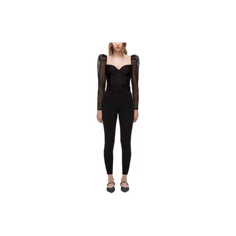 Self portrait Shirt Women's Black-3