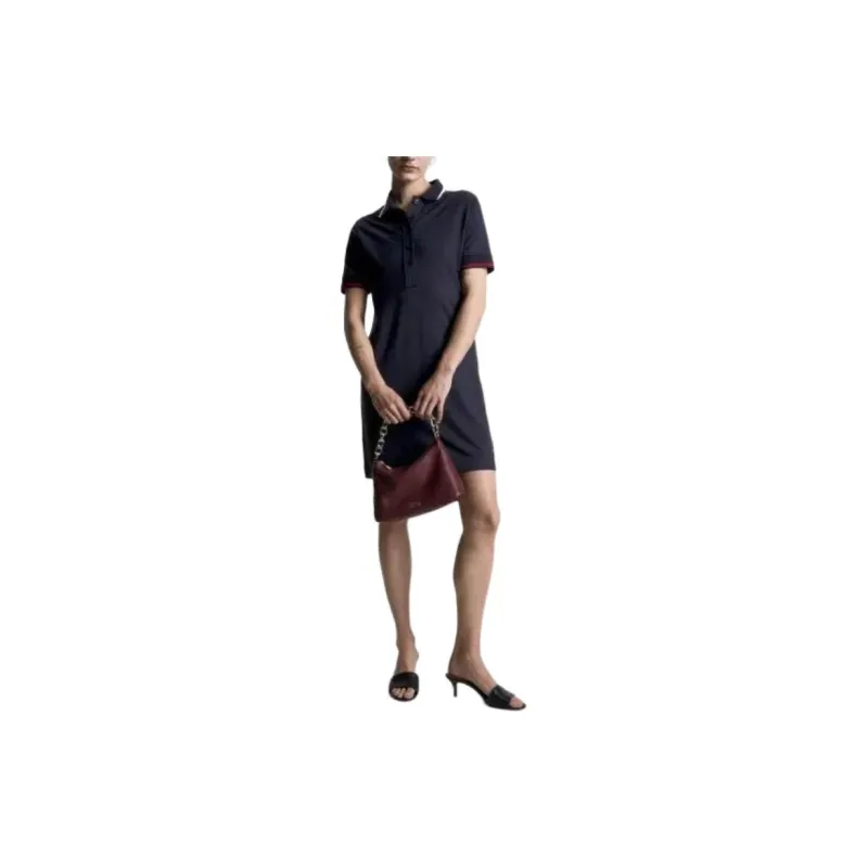 Tommy Hilfiger Short Sleeved Dresses Women's Black-1