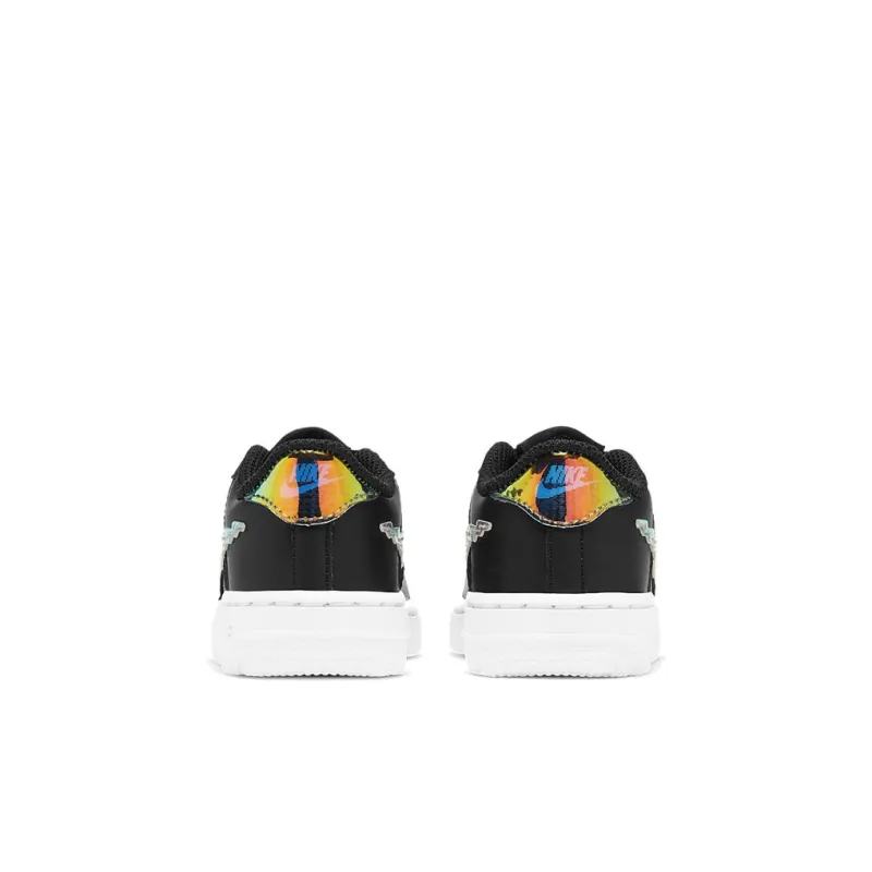 Nike Air Force 1 Non-slip Lightweight Low-Top Toddler Shoes Black Infant And Toddler-4